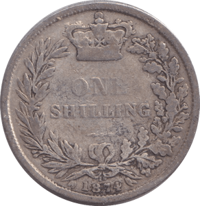 1874 SHILLING ( GF ) 3 - SHILLING - Cambridgeshire Coins