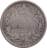 1874 SHILLING ( NF ) DIE 1 - SHILLING - Cambridgeshire Coins