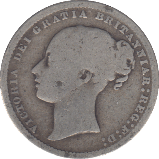 1874 SHILLING ( NF ) - SHILLING - Cambridgeshire Coins