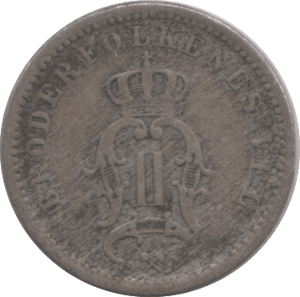 1874 SILVER 10 ORE NORWAY - SILVER WORLD COINS - Cambridgeshire Coins