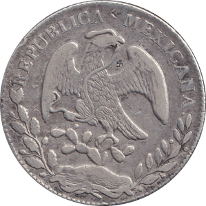 1874 SILVER 8 REALES MEXICO - SILVER WORLD COINS - Cambridgeshire Coins