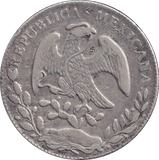 1874 SILVER 8 REALES MEXICO - SILVER WORLD COINS - Cambridgeshire Coins