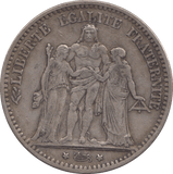 1874 SILVER FRANCE 5 FRANCS - SILVER WORLD COINS - Cambridgeshire Coins