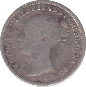 1874 SILVER THREEPENCE ( FAIR ) - THREEPENCE - Cambridgeshire Coins