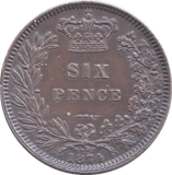 1874 SIXPENCE ( AUNC ) - SIXPENCE - Cambridgeshire Coins