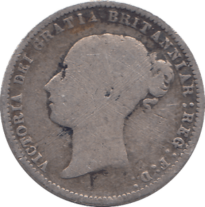 1874 SIXPENCE ( F ) - WORLD COINS - Cambridgeshire Coins