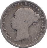 1874 SIXPENCE ( F ) - WORLD COINS - Cambridgeshire Coins