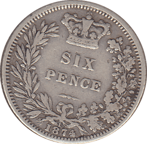 1874 SIXPENCE ( FINE ) - SIXPENCE - Cambridgeshire Coins