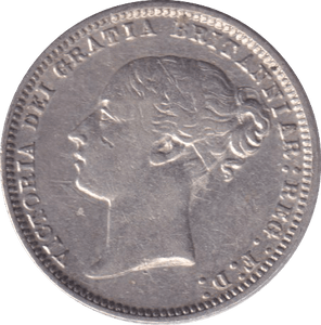 1874 SIXPENCE ( GVF ) - SIXPENCE - Cambridgeshire Coins