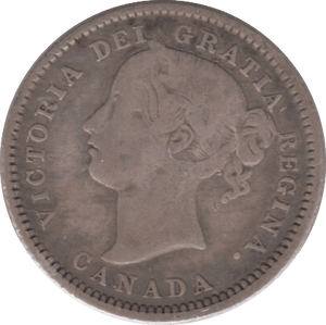 1874 TEN CENTS CANADA - WORLD COINS - Cambridgeshire Coins