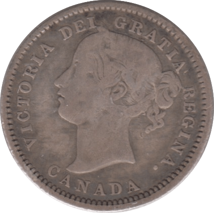 1874 TEN CENTS CANADA - WORLD COINS - Cambridgeshire Coins