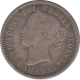 1874 TEN CENTS CANADA - WORLD COINS - Cambridgeshire Coins