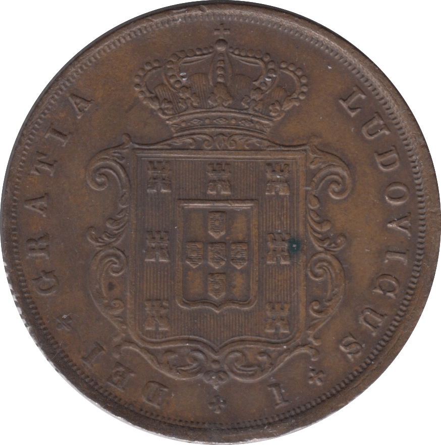1874 TWENTY REIS PORTUGAL - WORLD COINS - Cambridgeshire Coins