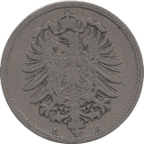 1875 10 PFENNIG GERMANY - SILVER WORLD COINS - Cambridgeshire Coins
