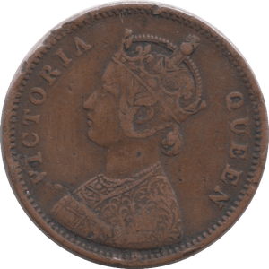 1875 1/4 ANNA INDIA - WORLD COINS - Cambridgeshire Coins