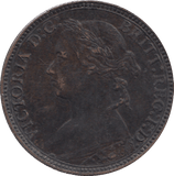 1875 FARTHING ( EF ) H - FARTHING - Cambridgeshire Coins