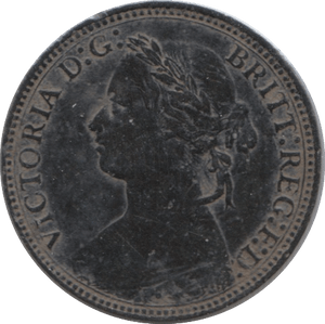1875 FARTHING ( FINE ) - Farthing - Cambridgeshire Coins