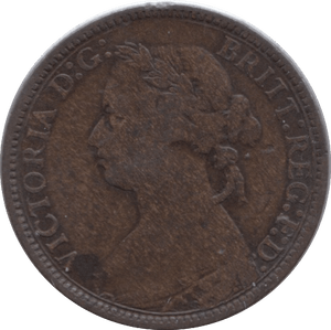 1875 FARTHING ( FINE ) H - Farthing - Cambridgeshire Coins