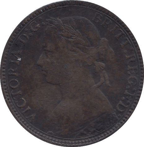 1875 FARTHING ( VF ) - FARTHING - Cambridgeshire Coins