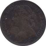 1875 FARTHING ( VF ) - FARTHING - Cambridgeshire Coins
