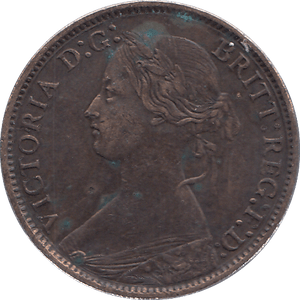 1875 FARTHING ( VF ) - FARTHING - Cambridgeshire Coins