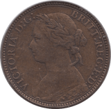 1875 FARTHING ( VF ) - Farthing - Cambridgeshire Coins
