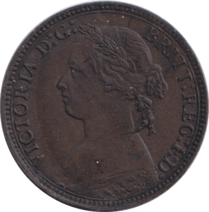 1875 FARTHING ( VF ) - FARTHING - Cambridgeshire Coins