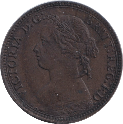 1875 FARTHING ( VF ) - FARTHING - Cambridgeshire Coins