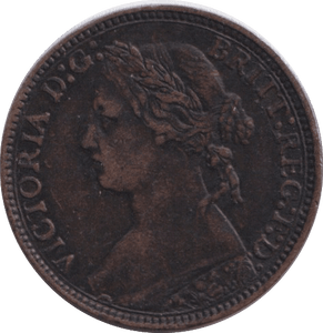 1875 FARTHING ( VF ) - FARTHING - Cambridgeshire Coins