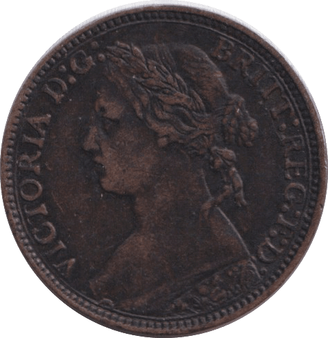 1875 FARTHING ( VF ) - FARTHING - Cambridgeshire Coins