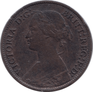 1875 FARTHING ( VF ) - Farthing - Cambridgeshire Coins