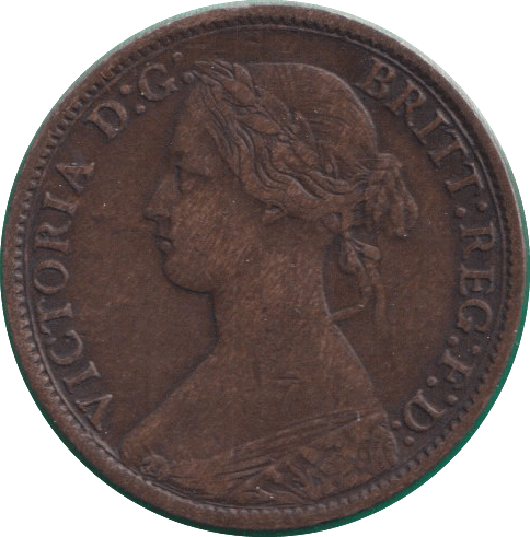 1875 FARTHING ( VF ) - FARTHING - Cambridgeshire Coins