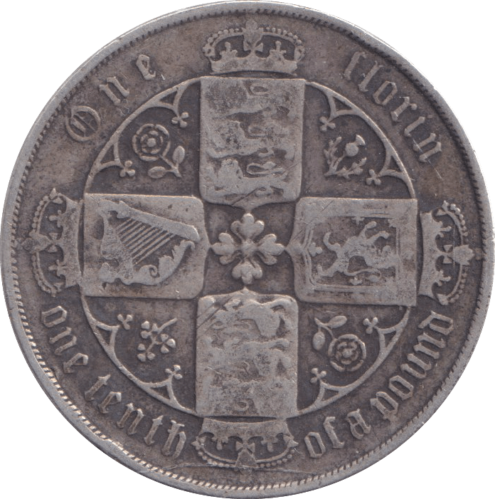 1875 FLORIN ( FAIR ) - FLORIN - Cambridgeshire Coins