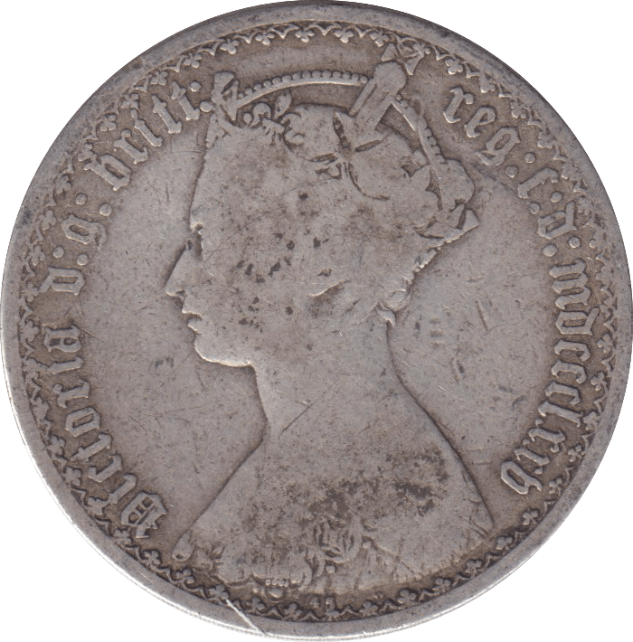 1875 FLORIN ( FINE ) - FLORIN - Cambridgeshire Coins