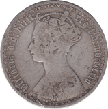 1875 FLORIN ( FINE ) - FLORIN - Cambridgeshire Coins