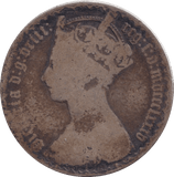 1875 FLORIN ( FINE ) - FLORIN - Cambridgeshire Coins