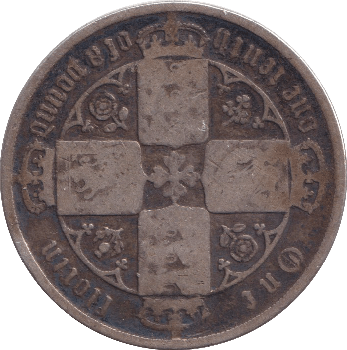 1875 FLORIN ( FINE ) - FLORIN - Cambridgeshire Coins
