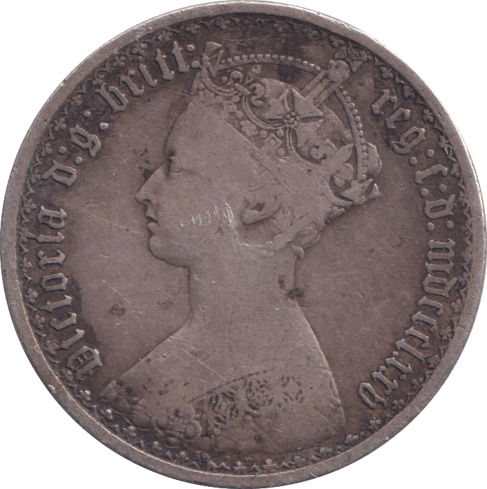 1875 FLORIN ( GF ) - FLORIN - Cambridgeshire Coins