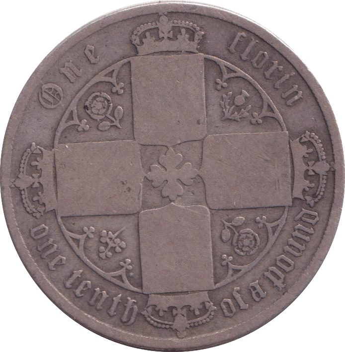 1875 FLORIN ( NF ) - FLORIN - Cambridgeshire Coins