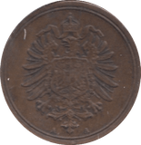 1875 GERMANY ONE PFENNIG - WORLD COINS - Cambridgeshire Coins
