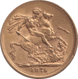 1875 GOLD SOVEREIGN ( GVF ) MELBOURNE MINT - SOVEREIGN - Cambridgeshire Coins