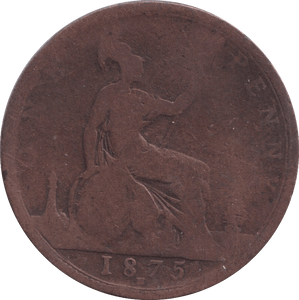 1875 H PENNY ( FAIR ) - PENNY - Cambridgeshire Coins