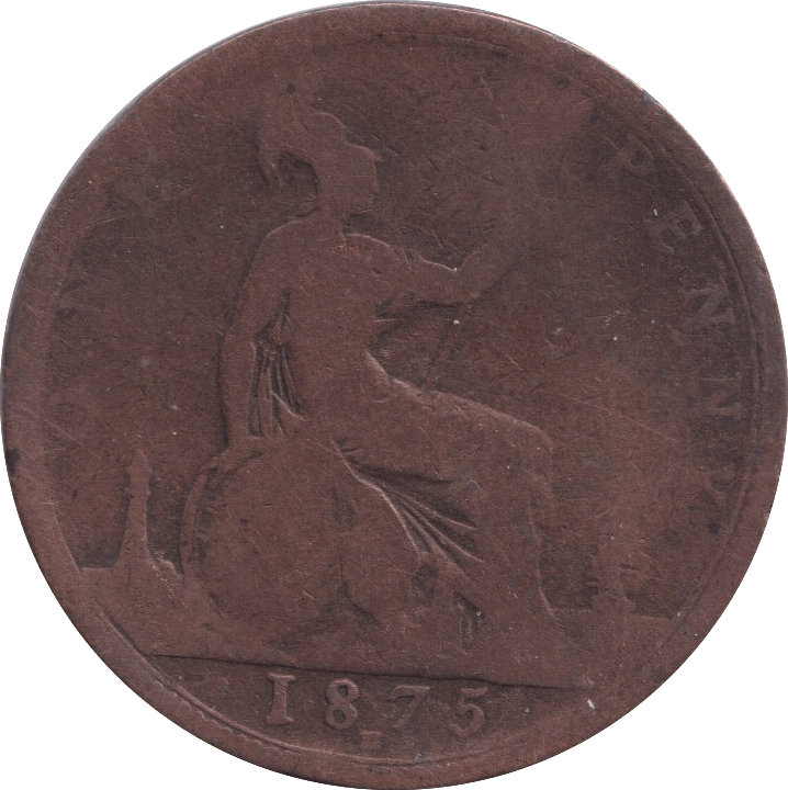 1875 H PENNY ( FAIR ) - PENNY - Cambridgeshire Coins