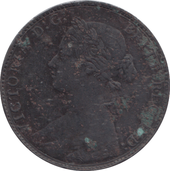 1875 HALF PENNY ( FINE ) - HALFPENNY - Cambridgeshire Coins