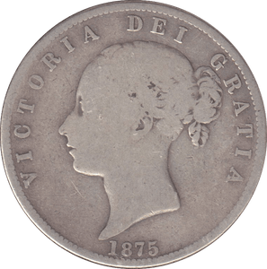 1875 HALFCROWN ( FINE ) - HALFCROWN - Cambridgeshire Coins