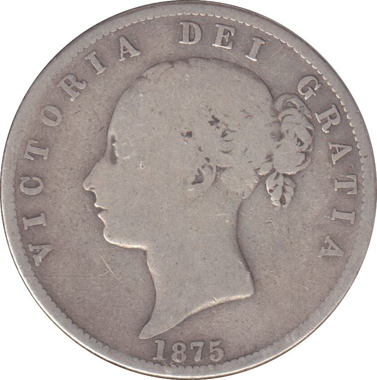 1875 HALFCROWN ( FINE ) - HALFCROWN - Cambridgeshire Coins