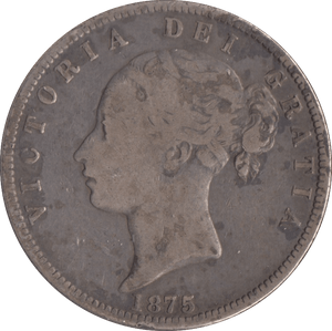 1875 HALFCROWN ( FINE ) - HALFCROWN - Cambridgeshire Coins