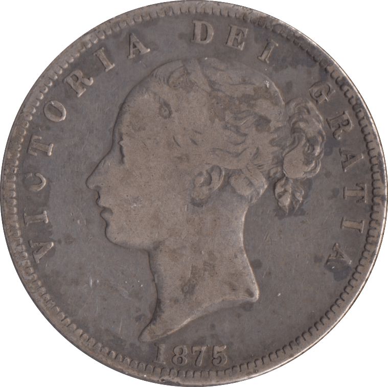 1875 HALFCROWN ( FINE ) - HALFCROWN - Cambridgeshire Coins