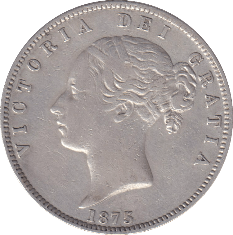 1875 HALFCROWN ( GVF ) - HALFCROWN - Cambridgeshire Coins