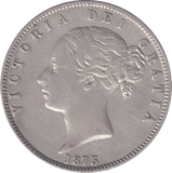 1875 HALFCROWN ( GVF ) - HALFCROWN - Cambridgeshire Coins